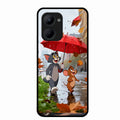 Rainy Day Cartoon Glass Phone Case for Realme C33 2023