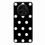Classic Polka Dot Glass Phone Case for Realme 12X 5G
