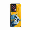 Cute Panda Sketch Premium Glass Phone Case for Motorola G96 5G