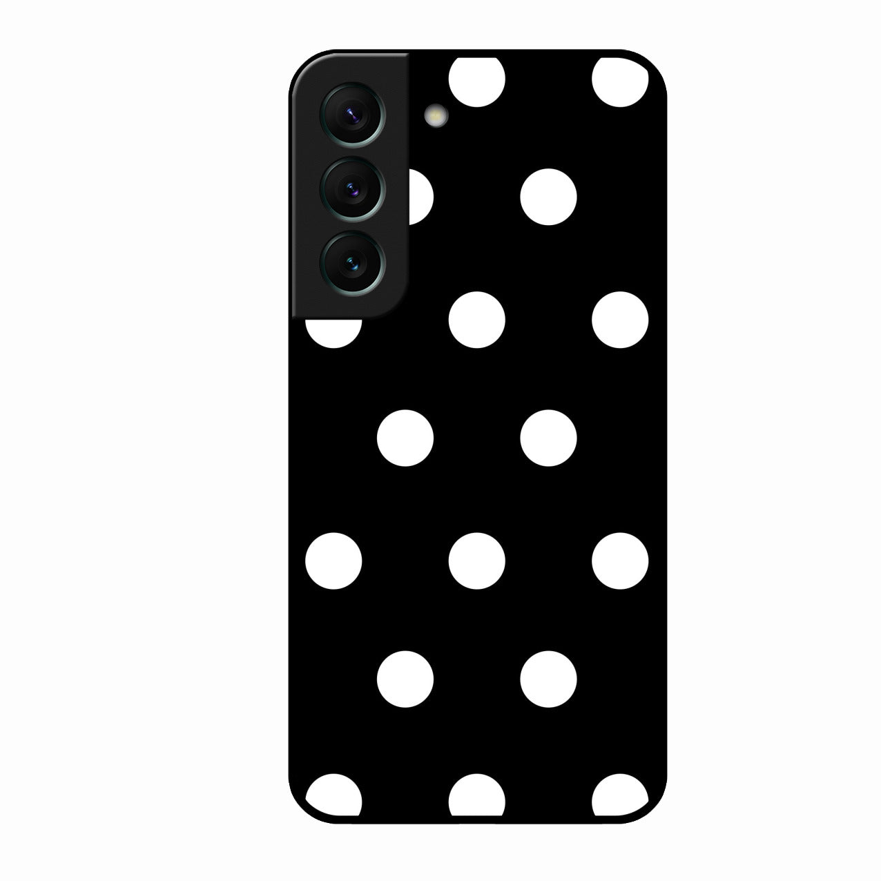 Classic Polka Dot Glass Phone Case for Samsung Galaxy S22 5G