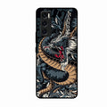 Midnight Dragon Glass Phone Case for Vivo V20 Se