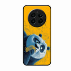 Cute Panda Sketch Premium Glass Phone Case for Realme P1 5G