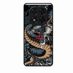Midnight Dragon Glass Phone Case for Poco X7 5G