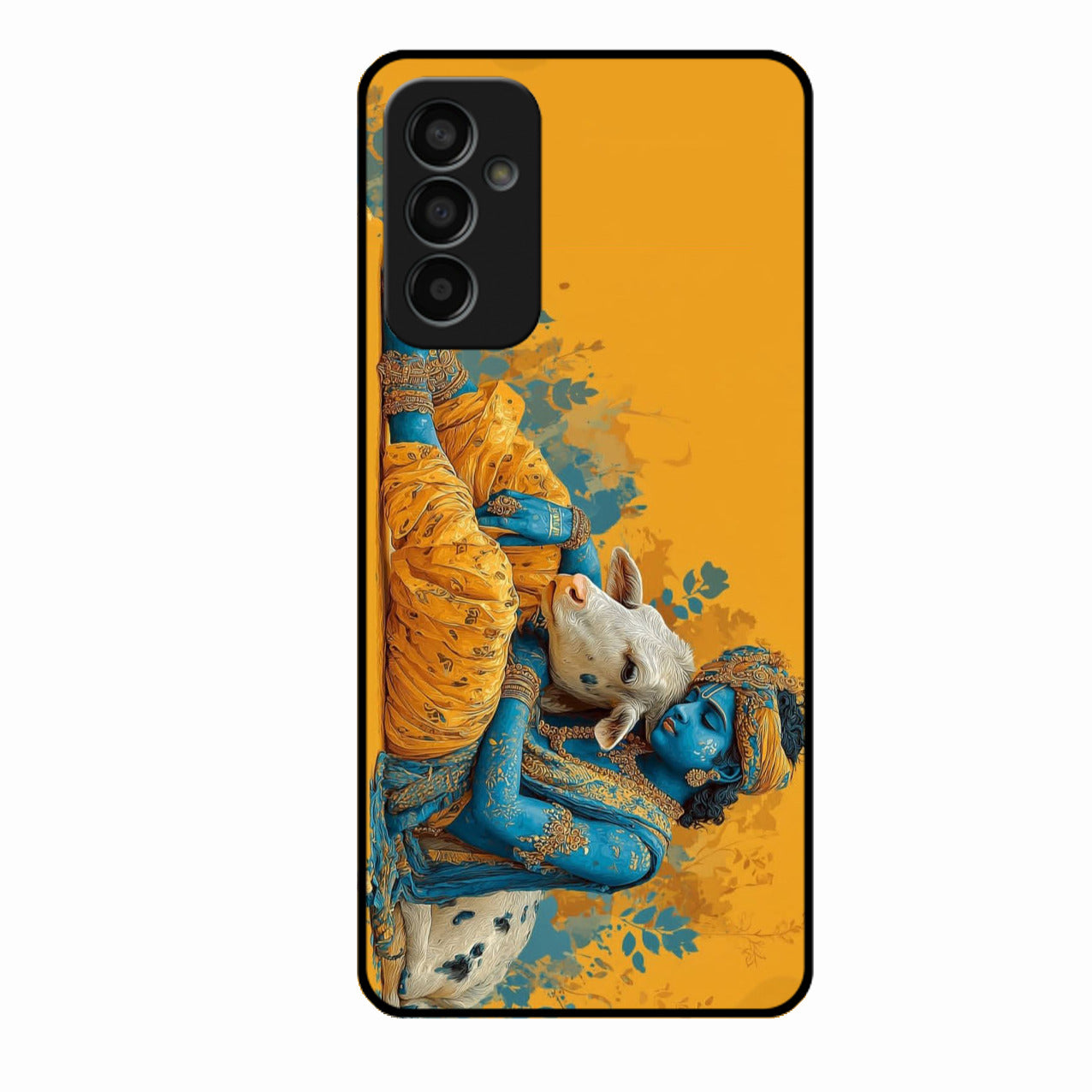 Divine Krishna Gopal Premium Glass Phone Case for Samsung Galaxy F15 5G