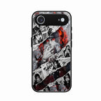 Itachi Uchiha Manga Collage Glass Phone Case for iPhone Air