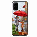 Rainy Day Cartoon Glass Phone Case for Samsung Galaxy S20 Plus