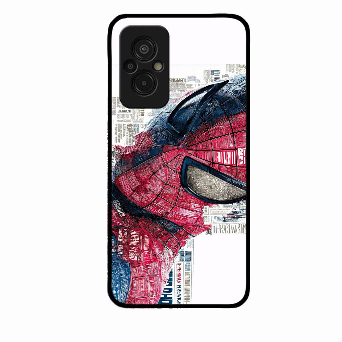 Red Blue Web Hero Glass Phone Cover for Redmi 11 Prime 4G - ShopOnCliQ
