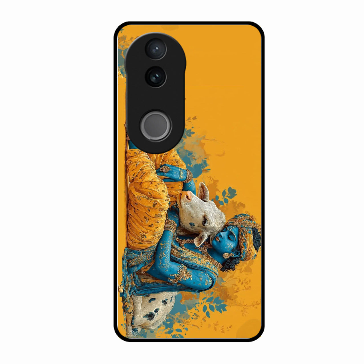 Divine Krishna Gopal Premium Glass Phone Case for Vivo V50 5G