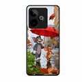 Rainy Day Cartoon Glass Phone Case for Realme Gt 7 5G