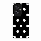 Classic Polka Dot Glass Phone Case for Oppo A79 5G
