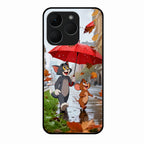 Rainy Day Cartoon Glass Phone Case for Realme 15T 5G