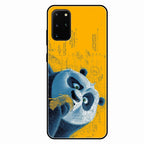 Cute Panda Sketch Premium Glass Phone Case for Samsung Galaxy S20 Plus