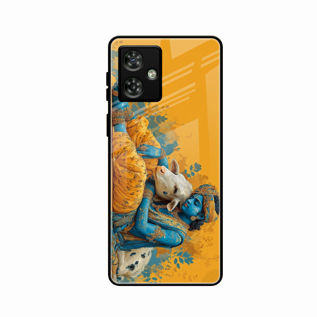 Divine Krishna Gopal Premium Glass Phone Case for Motorola G54 5G