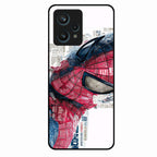 Red Blue Web Hero Glass Phone Cover for Realme 9 Pro Plus 5G