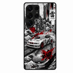 Japanese Wave Drift Racing Premium Glass Phone Case for Samsung Galaxy S25 Ultra 5G - ShopOnCliQ