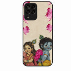 Krishna Eternal Lotus Glass Case for Samsung Galaxy M33 5G