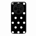 Classic Polka Dot Glass Phone Case for Oppo Find X8 5G
