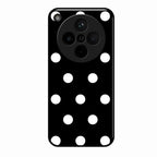 Classic Polka Dot Glass Phone Case for Oppo Find X8 5G