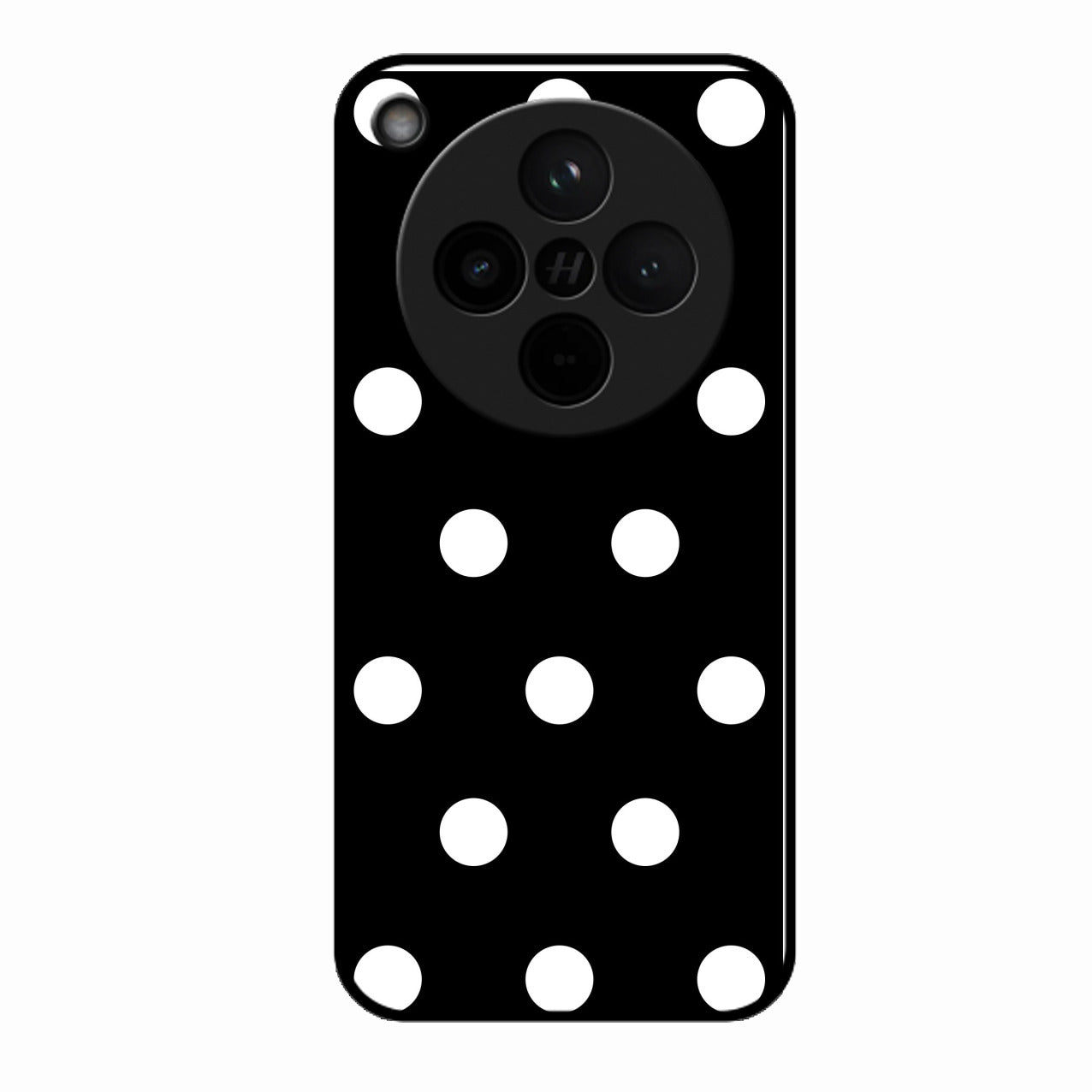 Classic Polka Dot Glass Phone Case for Oppo Find X8 5G