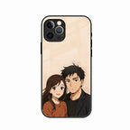 Custom Personalised Art Photo Glass Case for iPhone 15 Pro