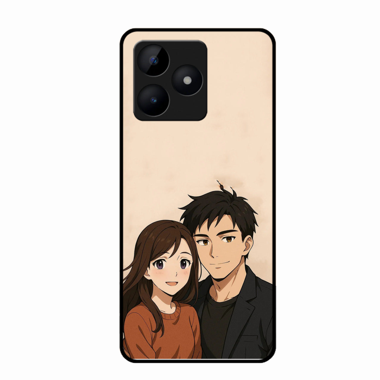 Custom Personalised Art Photo Glass Case for Realme C53
