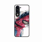 Red Blue Web Hero Glass Phone Cover for iQOO Z10 Lite