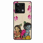 Krishna Eternal Lotus Glass Case for Redmi Note 13 5G