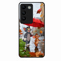 Rainy Day Cartoon Glass Phone Case for Vivo Y200E 5G
