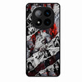 Itachi Uchiha Manga Collage Glass Phone Case for Redmi Note 14 Pro Plus 5G