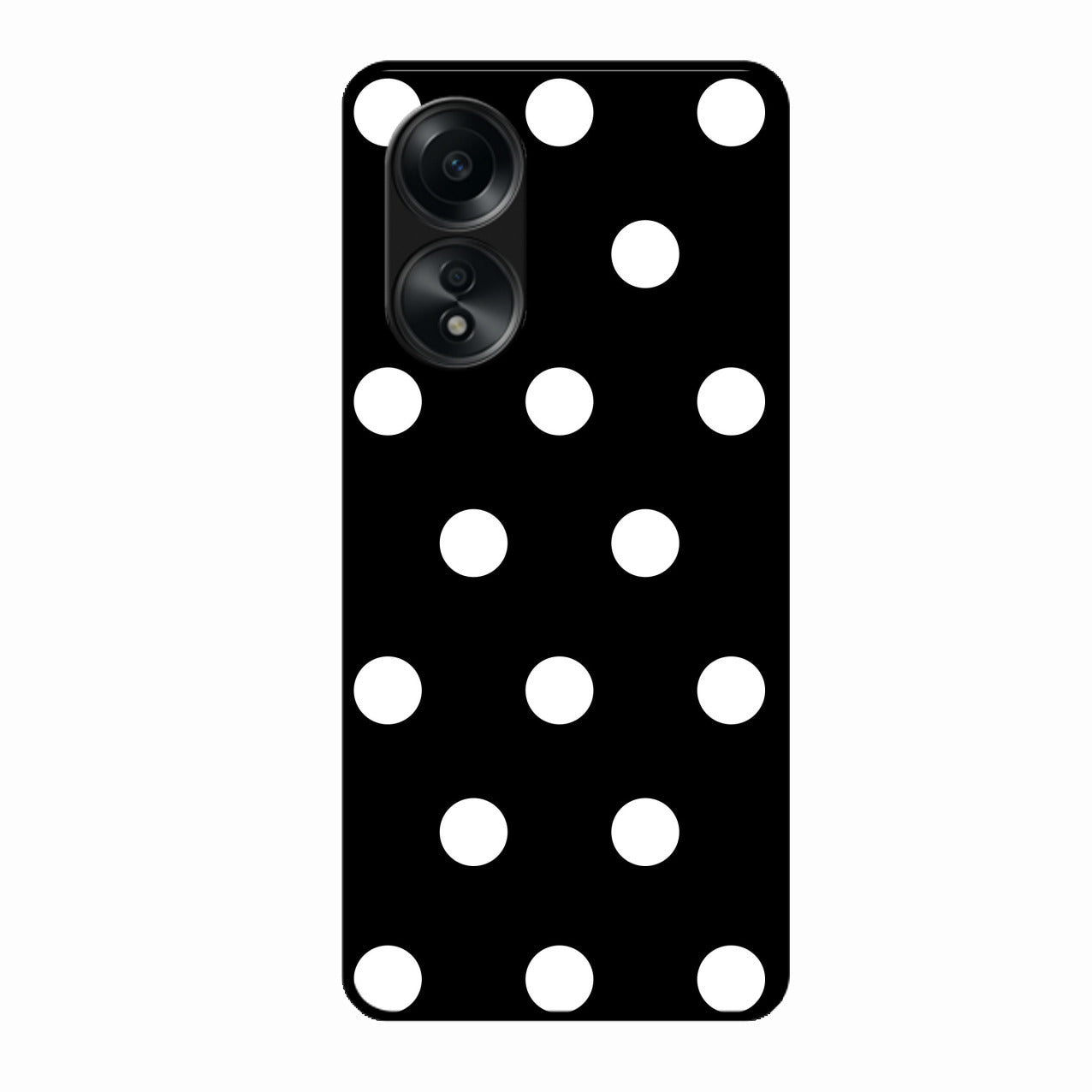 Classic Polka Dot Glass Phone Case for Oppo A58