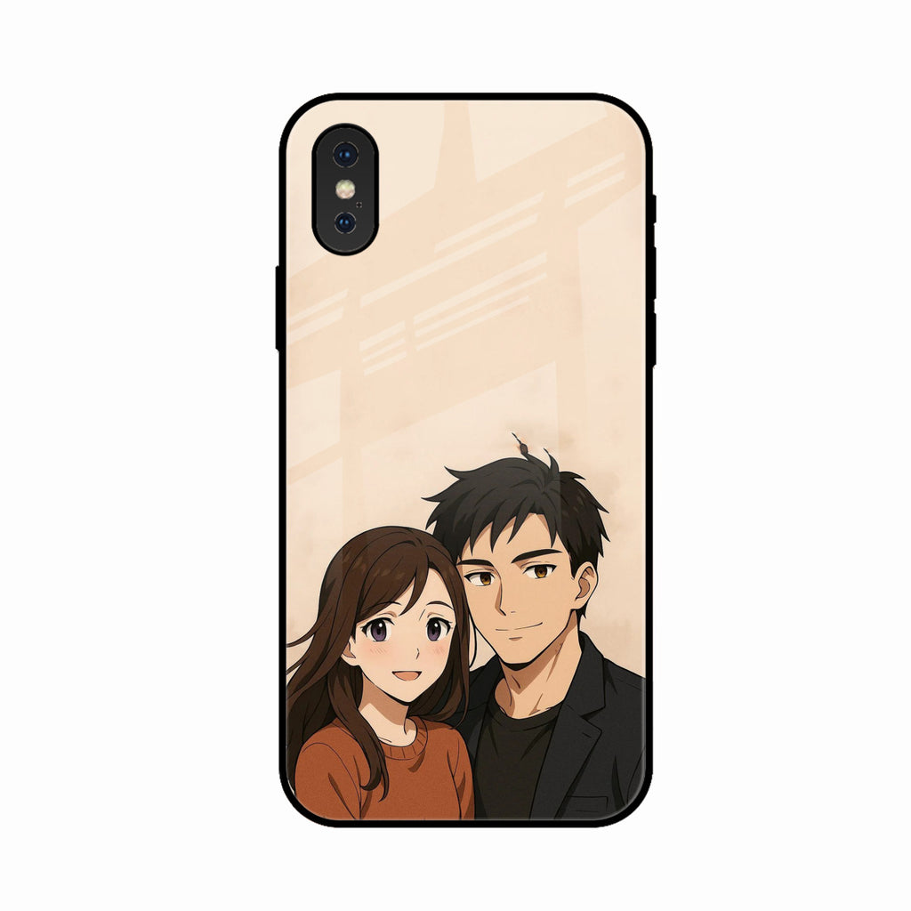 Custom Personalised Art Photo Glass Case for iPhone XS