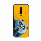 Cute Panda Sketch Premium Glass Phone Case for Oneplus 7 Pro