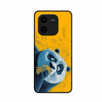 Cute Panda Sketch Premium Glass Phone Case for iQOO Z9X 5G