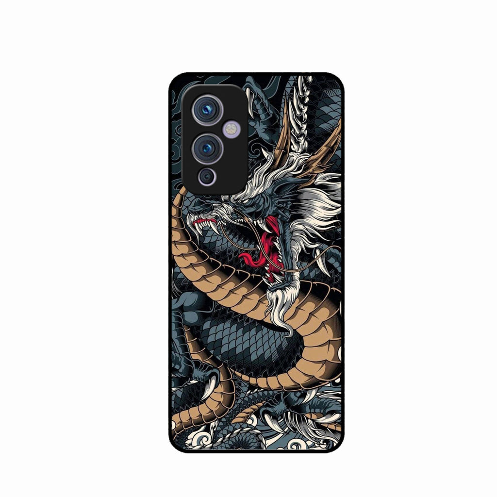 Midnight Dragon Glass Phone Case for Oneplus 9 5G