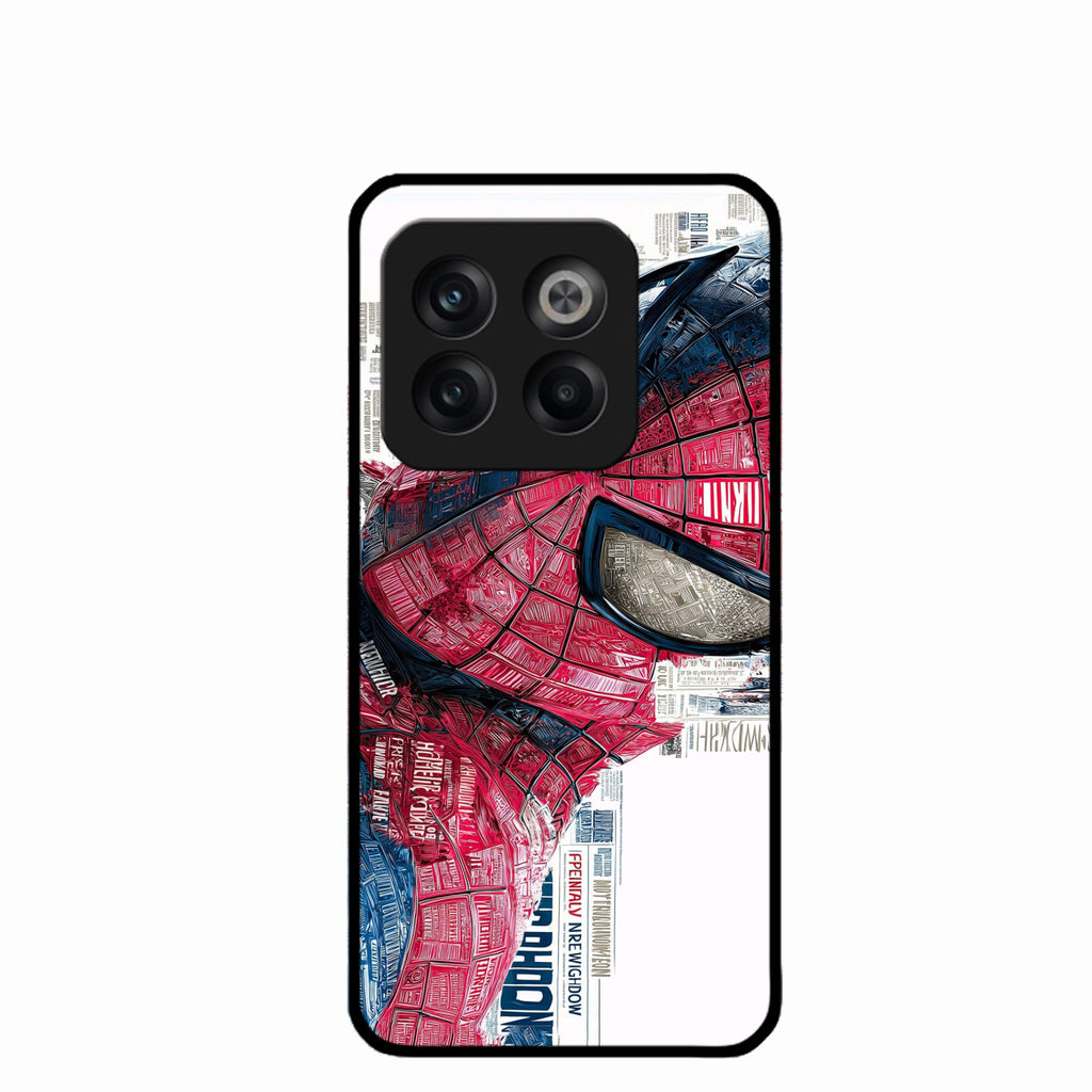 Red Blue Web Hero Glass Phone Cover for Oneplus 10T 5G - ShopOnCliQ