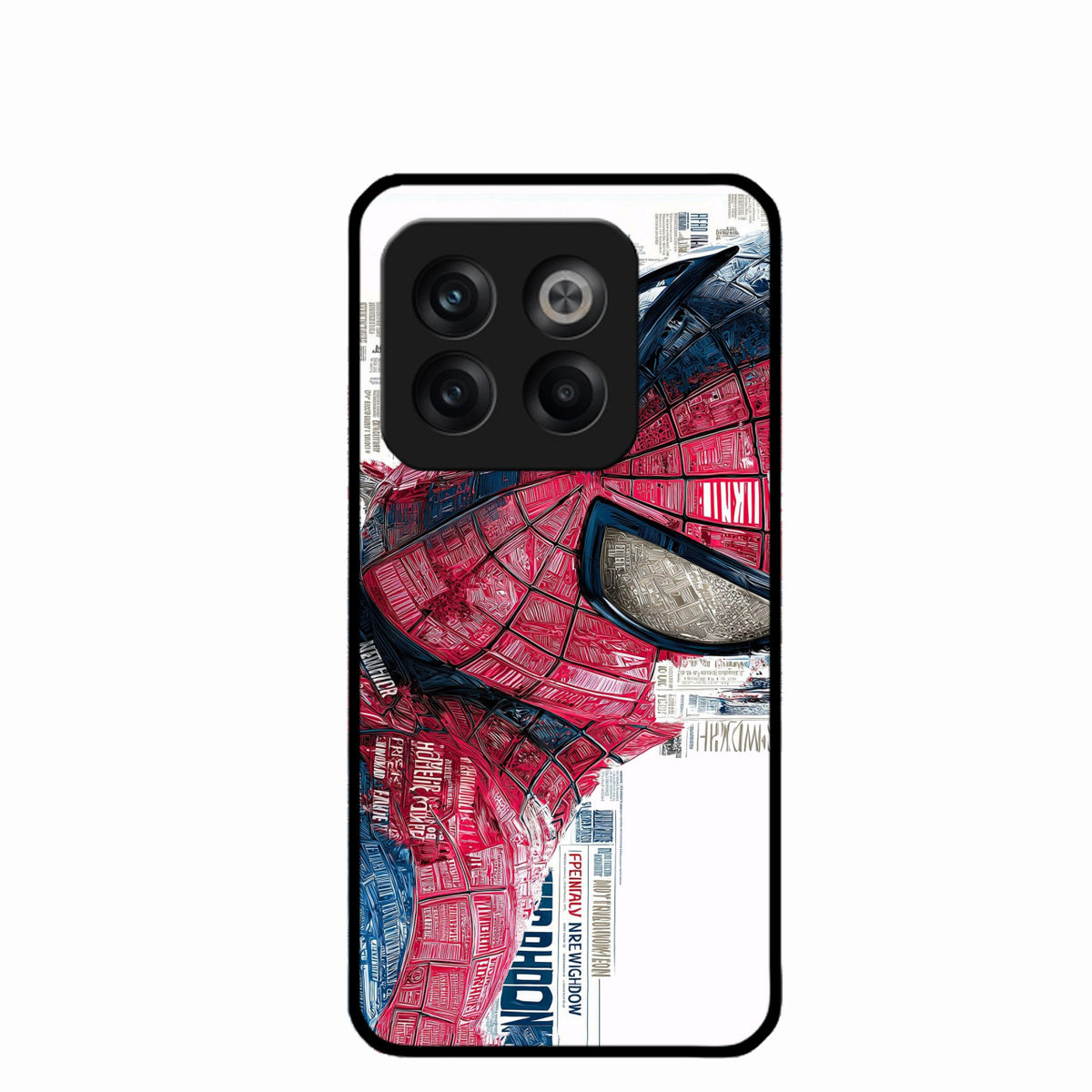 Red Blue Web Hero Glass Phone Cover for Oneplus 10T 5G