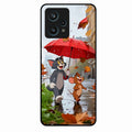 Rainy Day Cartoon Glass Phone Case for Realme 9 Pro Plus 5G