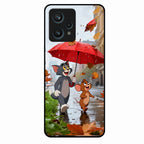 Rainy Day Cartoon Glass Phone Case for Realme 9 Pro Plus 5G