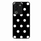 Classic Polka Dot Glass Phone Case for Vivo Y200 5G