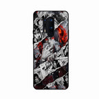 Itachi Uchiha Manga Collage Glass Phone Case for Oneplus 8 Pro