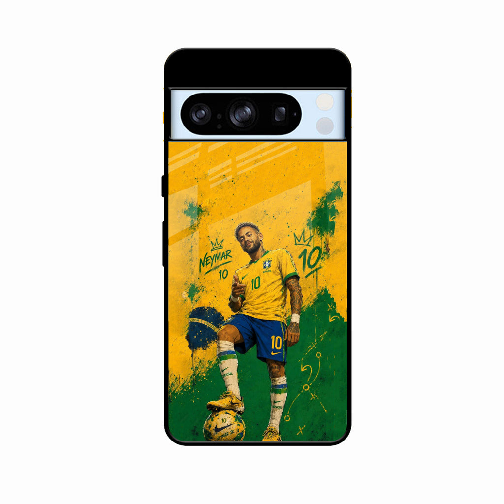 Golden Striker Glass Phone Case for Google Pixel 8 Pro 5G