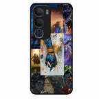 Eternal Radha Krishna Love Glass Phone Case for Vivo Y18T