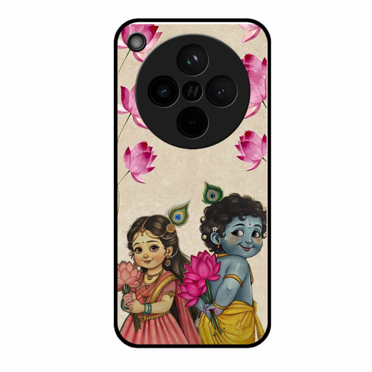 Krishna Eternal Lotus Glass Case for Oppo Find X8 5G