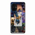Eternal Radha Krishna Love Glass Phone Case for Oppo F21 Pro 5G