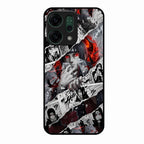 Itachi Uchiha Manga Collage Glass Phone Case for Oppo Reno 14 5G