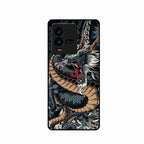 Midnight Dragon Glass Phone Case for Motorola Edge 40 5G