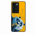 Cute Panda Sketch Premium Glass Phone Case for Vivo T3 5G