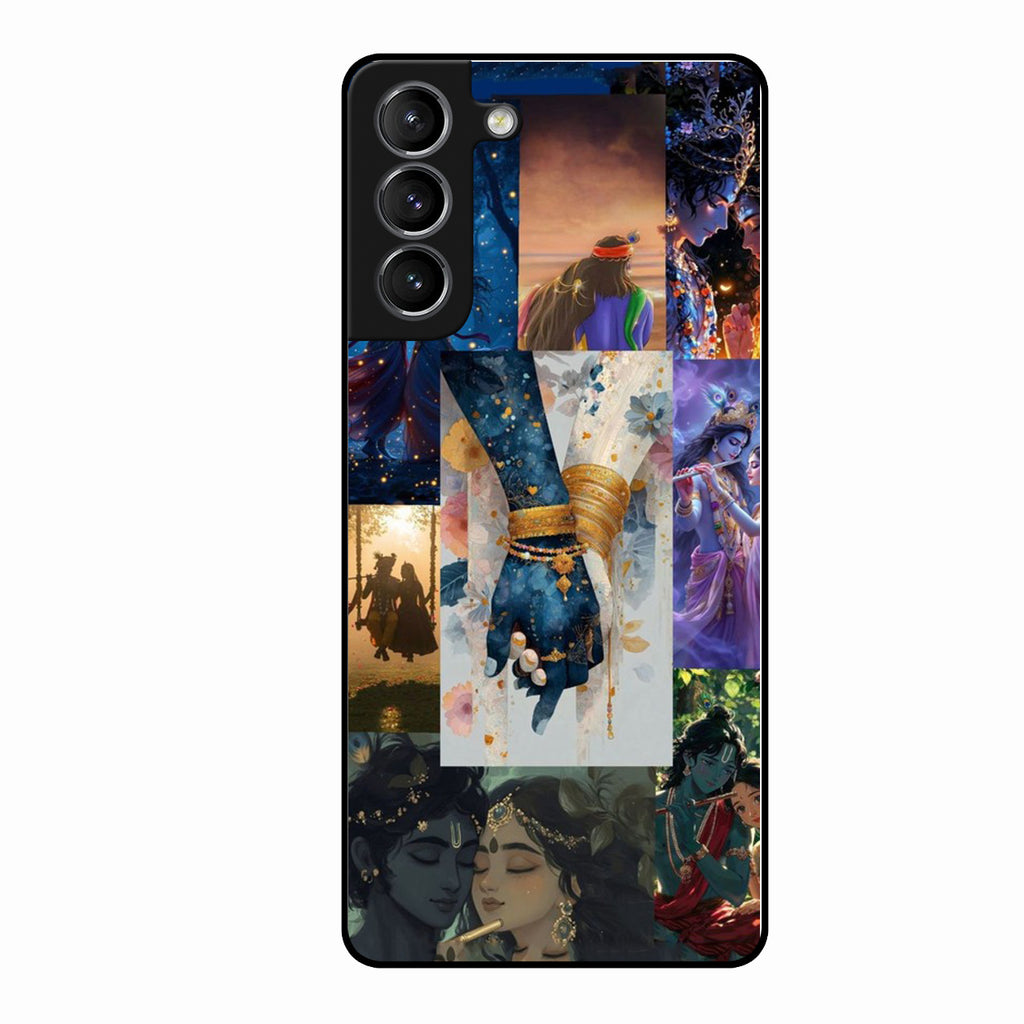 Eternal Radha Krishna Love Glass Phone Case for Realme 11 5G
