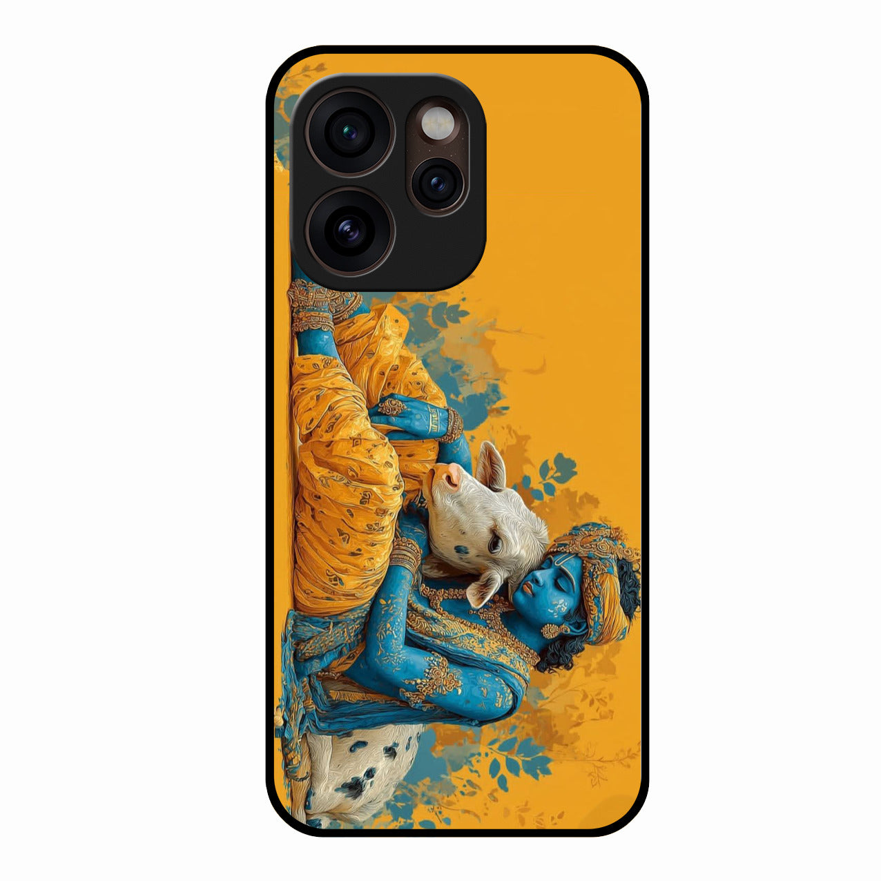 Divine Krishna Gopal Premium Glass Phone Case for Oppo Reno 15 Pro Mini 5G