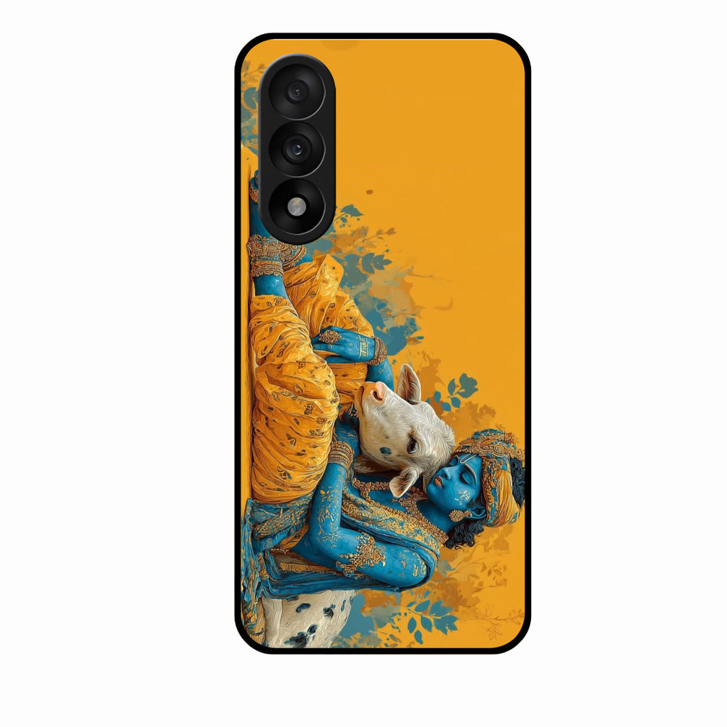 Divine Krishna Gopal Premium Glass Phone Case for Oneplus Nord 5 5G